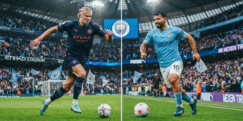 Haaland sánh ngang kỷ lục Champions League của Aguero